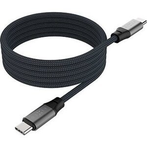 FIXED Cable USB-C/USB-C s podporou PD 2 m USB 2.0 240 W sivý