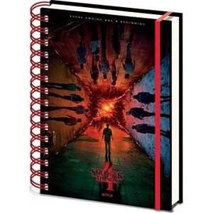 Netflix Stranger Things: Every Ending – zápisník v krúžkovej väzbe