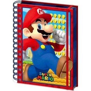 Super Mario – zápisník v krúžkovej väzbe
