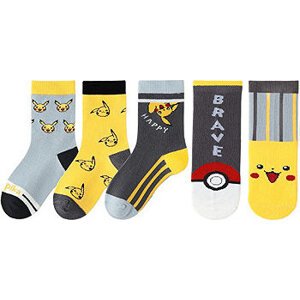 Pokémon: Pikachu a pokébal – detské ponožky 3 – 5 rokov 5 párov