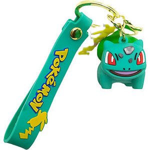 Detská kľúčenka Pokémon Bulbasaur s pútkom a karabínou