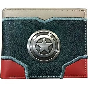 Avengers: Kapitán Amerika – peňaženka s kovovým znakom