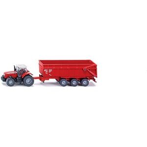 Siku Farmer – Traktor Massey Ferguson s prívesom