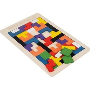 Kruzzel 22667 Drevená skladačka Tetris