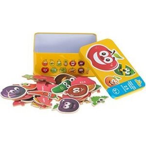 KIK Puzzle v plechovej krabičke ovocie / zelenina 25 dielikov