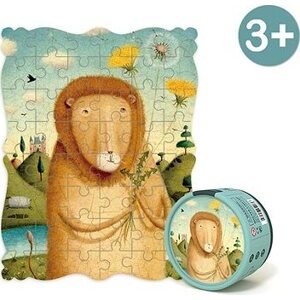 Mideer puzzle – Portrét leva s púpavou