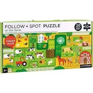 Petit Collage Bludisko a puzzle Farma