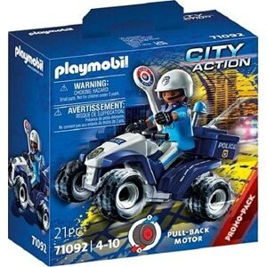 Playmobil Policajná rýchlostná štvorkolka