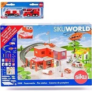 Siku World – požiarna stanica s hasičskými autami