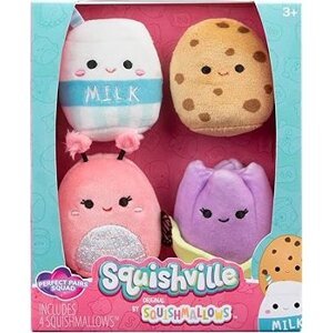 Squishville mini plyšové hračky 4 ks – Perfect Pairs Squad