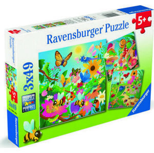 Ravensburger 120041306 Hmyzí kamaráti 3× 49 dielikov