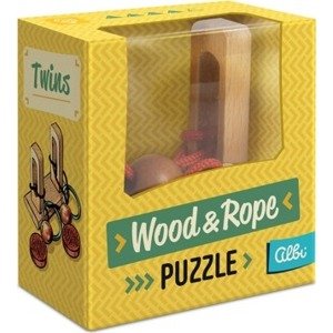 Wood & Rope puzzle - Twins