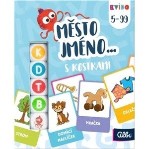Kvído - Meno mesto. s kostkami