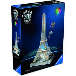 Ravensburger 120080244 Iconics: Eiffelova veža (Nočná edícia)