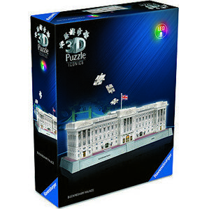 Ravensburger 120080312 Iconics: Buckinghamský palác (Nočná edícia)