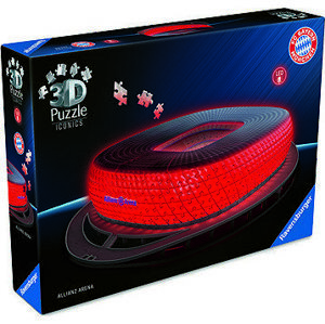 Ravensburger 120080336 Iconics: Allianz Arena (Nočná edícia)