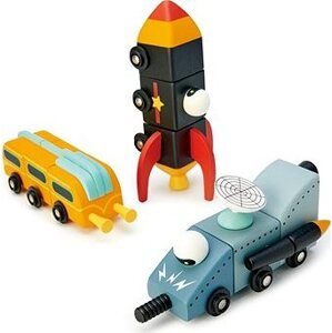 Tender Leaf Detská konštrukčná hračka Space Race