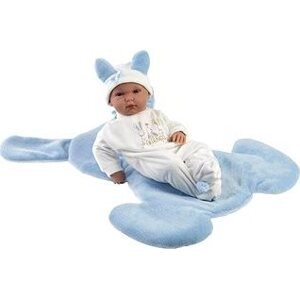 Llorens 63597 New Born Chlapček – realistická bábika bábätko s celovinylovým telom – 35 cm