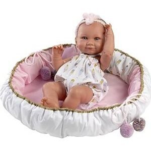 Llorens 73806 New Born Dievčatko – realistická bábika bábätko s celovinylovým telom – 40 cm