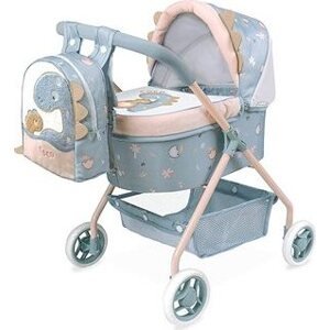 DeCuevas 86080 Môj prvý kočík pre bábiky s batôžkom Coco 2024 – 56 cm