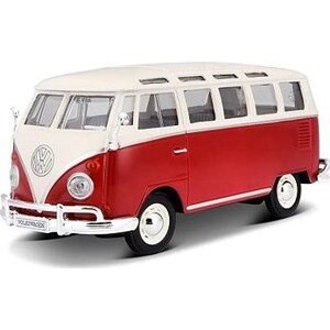 Maisto Volkswagen Van Samba, Bielo/červená