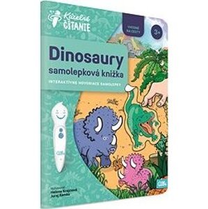 Kúzelné čítanie Samolepková knižka Dinosaury SK