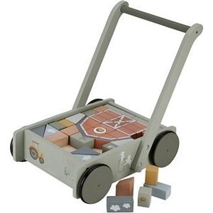 Little Dutch Vozíček s kockami Farma