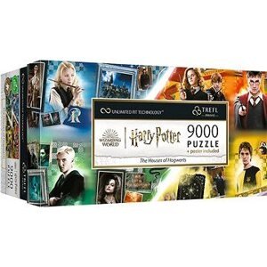 TREFL puzzle UFT Harry Potter: Rokfortské fakulty 9000 dielikov