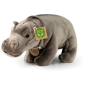 RAPPA Plyšový hroch stojící 30 cm, Eco-Friendly
