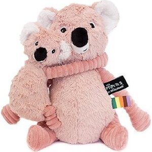 Les Déglingos Plyšová koala, máma s miminkem, růžová
