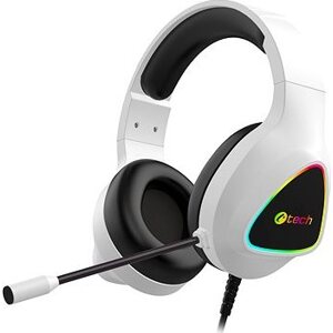 C-TECH Midas GHS-17W, RGB, biele