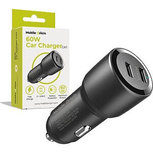 Mobile Origin Car Charger 60 W 2 USB-C CA11