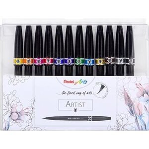 PENTEL Brush Sign Pen SESF30C-12 – súprava 12 farieb