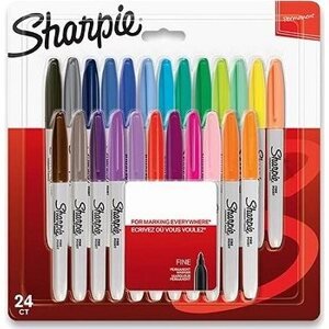SHARPIE Fine, 24 farieb