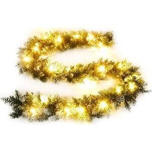 Shumee vianočná girlanda s LED diódami zelená 2,7 m PVC, 345169
