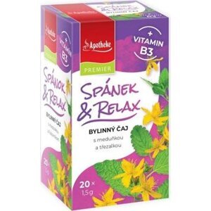Apotheke Spánok a relax + vitamín B3 20× 1,5 g