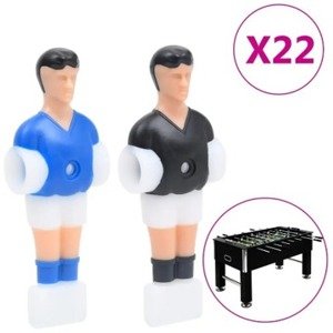 Figúrky hráčov pre stolný futbal pre 12,7mm tyč 22 ks