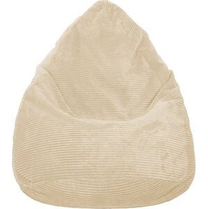 TopKing Sedací vak menčester Lincoln, béžový, 125 cm
