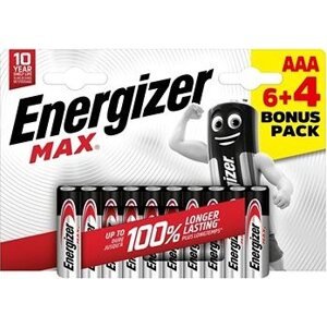 Energizer MAX AAA 6+4 zadarmo
