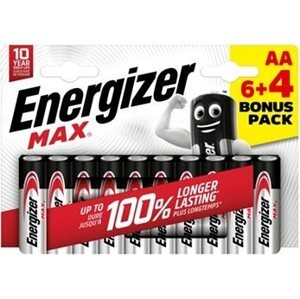 Energizer MAX AA 6+4 zadarmo