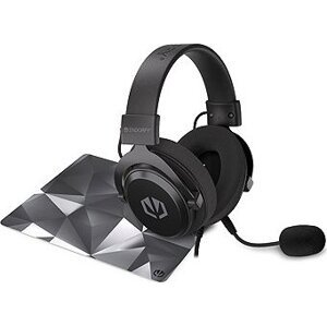 ENDORFY bundle herní headset VIRO Infra a podložka Crystal L Black - samostatně neprodejné